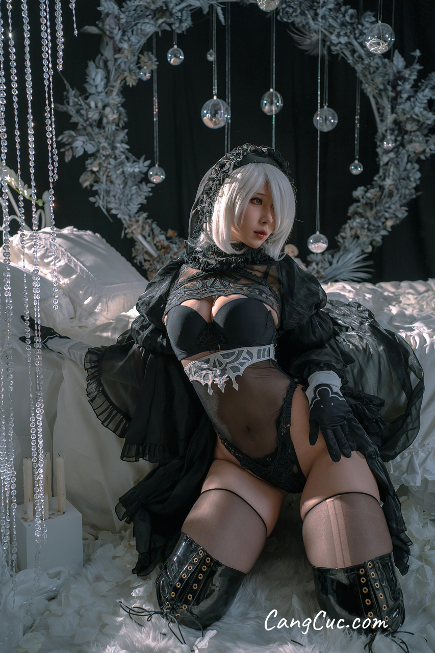Coser@云溪溪 (Yunx1x1) & 奶桃 – 2B本 YoRHa No.2 Type B 上 ảnh 146